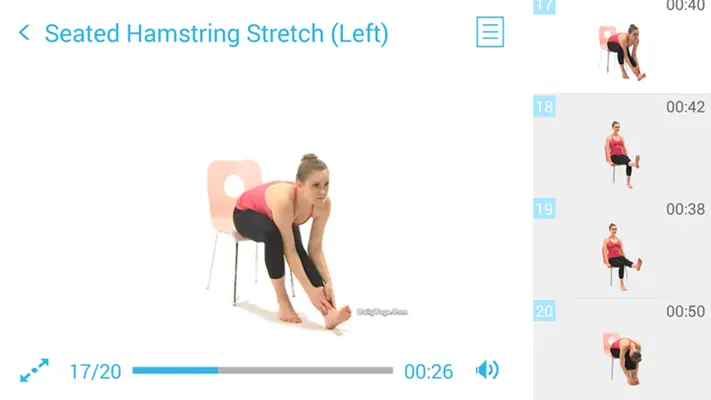 Office Yoga to Keep Fit android App screenshot 1